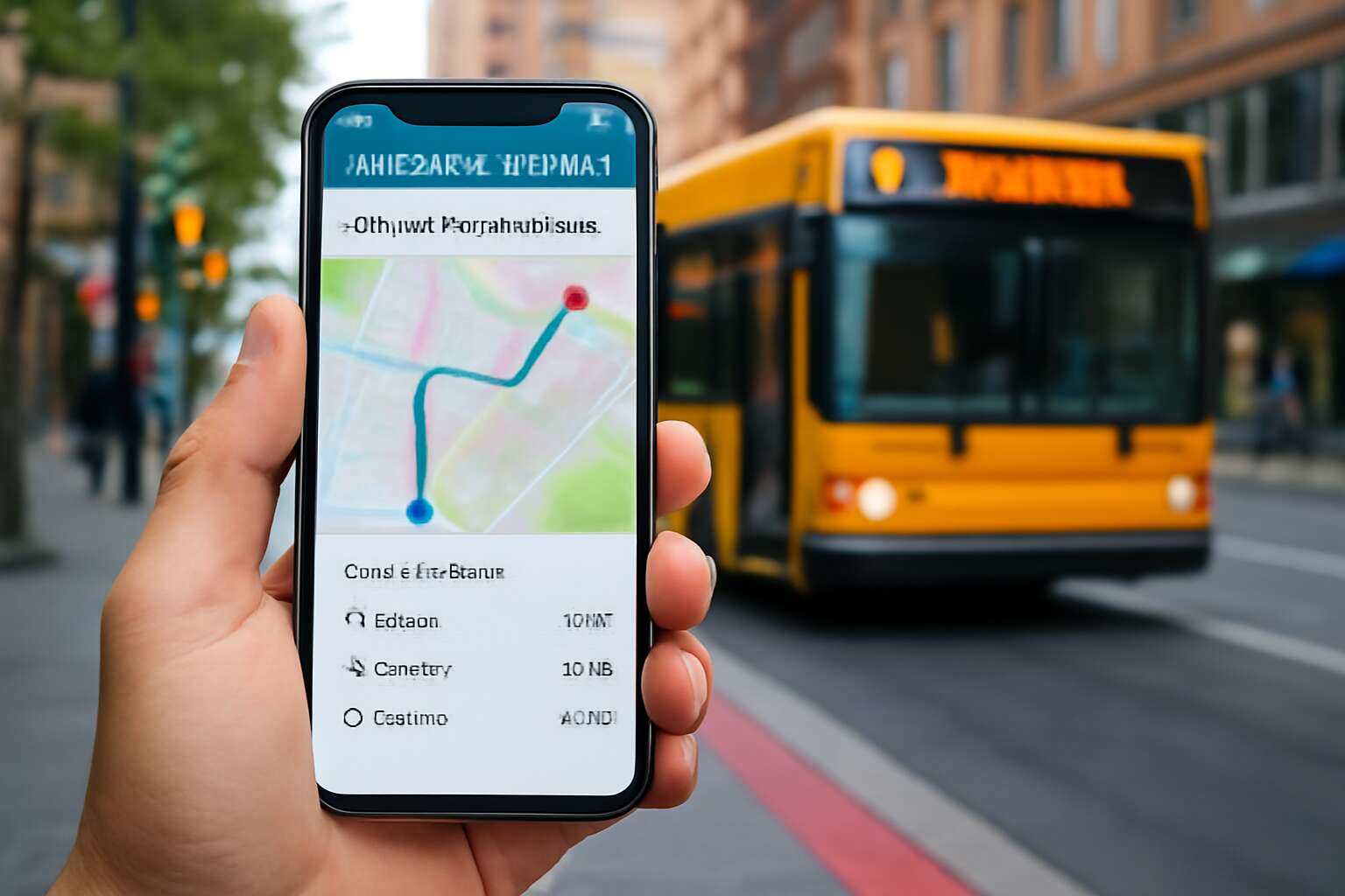 bus travel assistance application