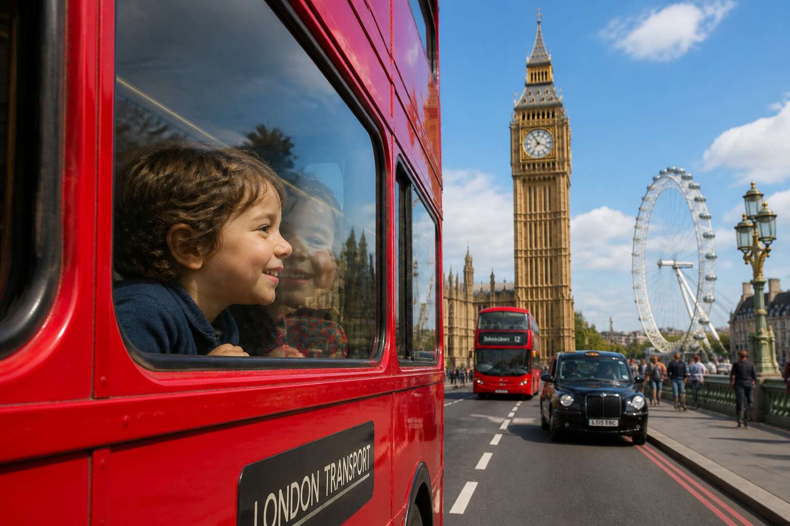bus travel london children