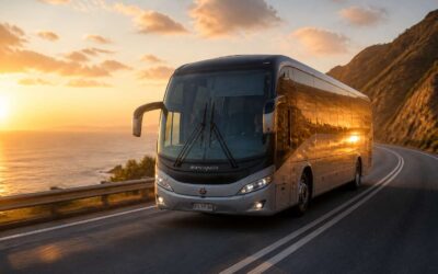 See real bus travel pics before booking.